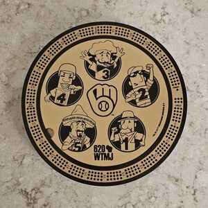 New Milwaukee Brewers Cribbage Board